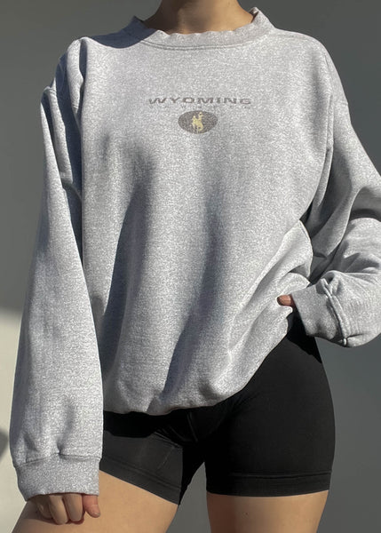 90's Wyoming Cowboy Crewneck (L)