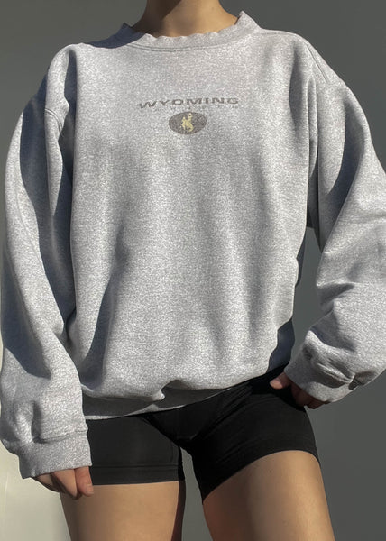 90's Wyoming Cowboy Crewneck (L)