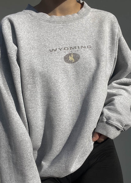 90's Wyoming Cowboy Crewneck (L)