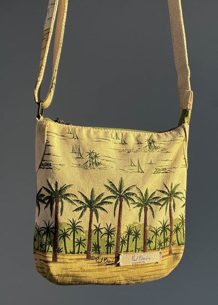 Palm Tree Graphic Cross-Body Bag