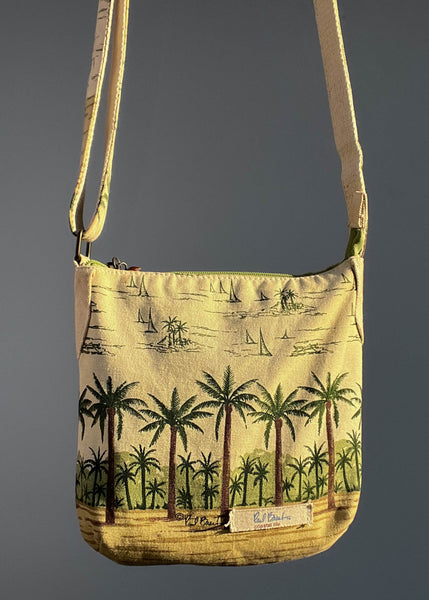 Palm Tree Graphic Cross-Body Bag