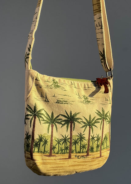 Palm Tree Graphic Cross-Body Bag