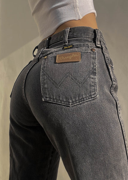 90’s Dark Gray Wrangler Mom Jeans (28”)