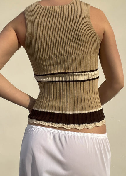 90's Crochet & Knit Tank (S)