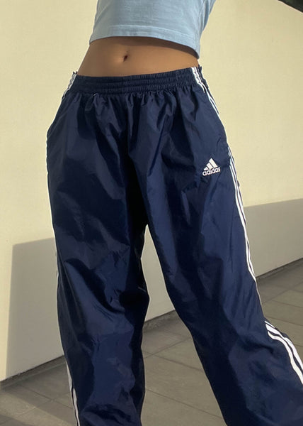 Navy Adidas Snap Trackies (M)