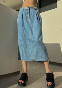 80’s Lizwear Denim Midi Skirt