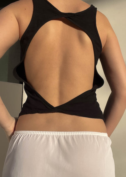 Lida Backless Graphic Tank (S)