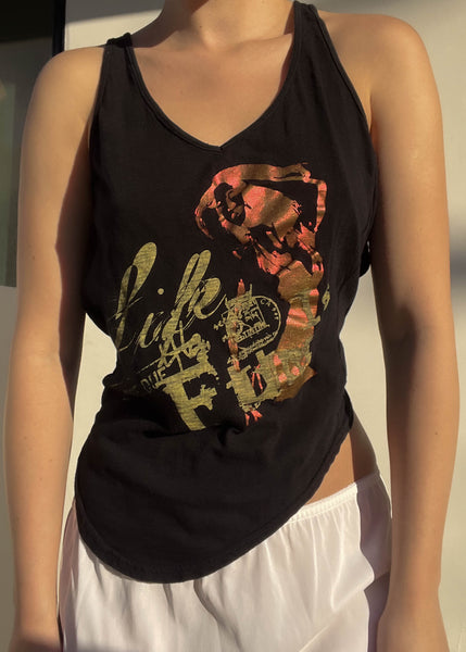 Lida Backless Graphic Tank (S)