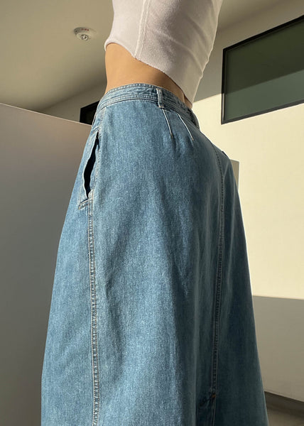 80’s Lizwear Denim Midi Skirt