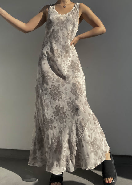 90’s Reversible Floral Maxi Dress (M/L-L)