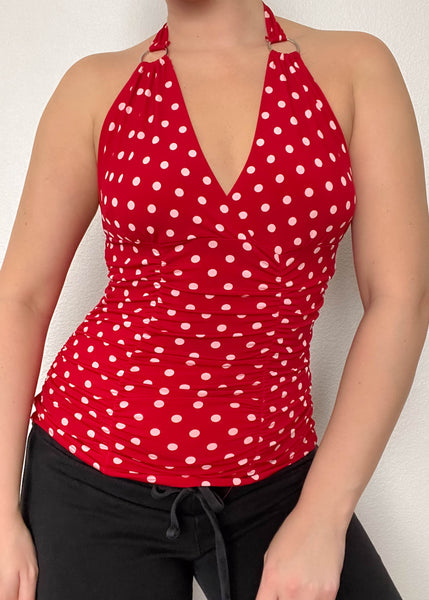 2000’s Polka Dot Halter Top (L)