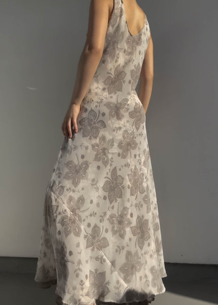 90’s Reversible Floral Maxi Dress (M/L-L)