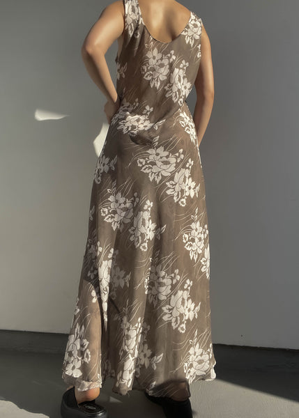 90’s Reversible Floral Maxi Dress (M/L-L)