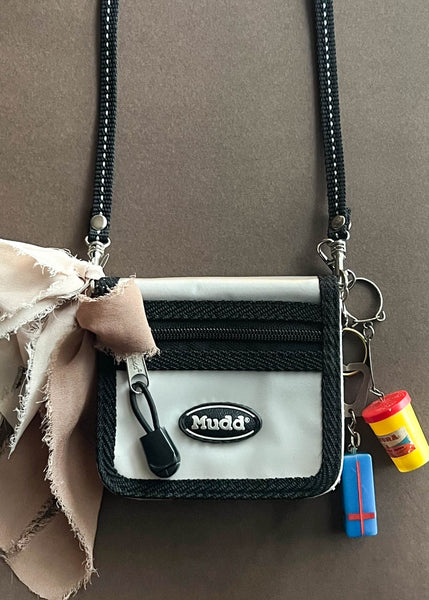 Y2k Mudd Crossbody Wallet w/ 60's Charms