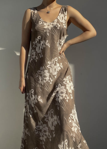 90’s Reversible Floral Maxi Dress (M/L-L)