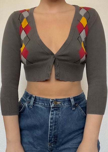 2000’s Argyle Cardi (S)