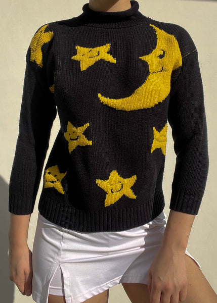 80’s Moon & Stars Knit (XS)