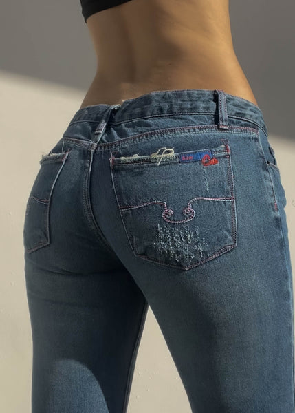 Blue Cult Y2k Denim Flares (S/M)