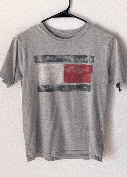 Y2k Faded Tommy Flag Tee (S-M)