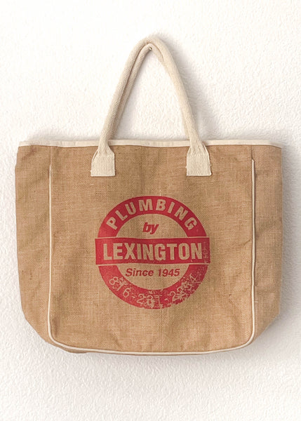 Lexington Burlap Tote
