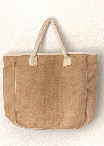 Lexington Burlap Tote