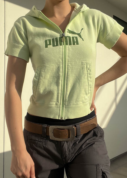 Puma Short Sleeve Zip Hoodie (S)