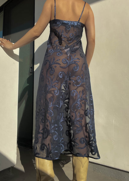 Sophia 90’s Sheer Midi Slip (S)