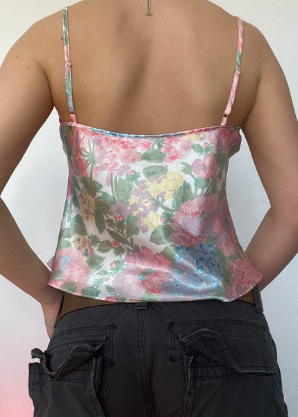 80's VS Pastel Floral Cami (S)