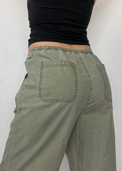 90’s Sage Drawstring Pants (M)