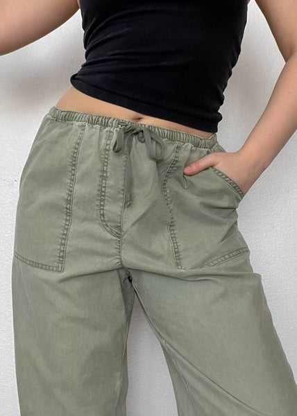90’s Sage Drawstring Pants (M)