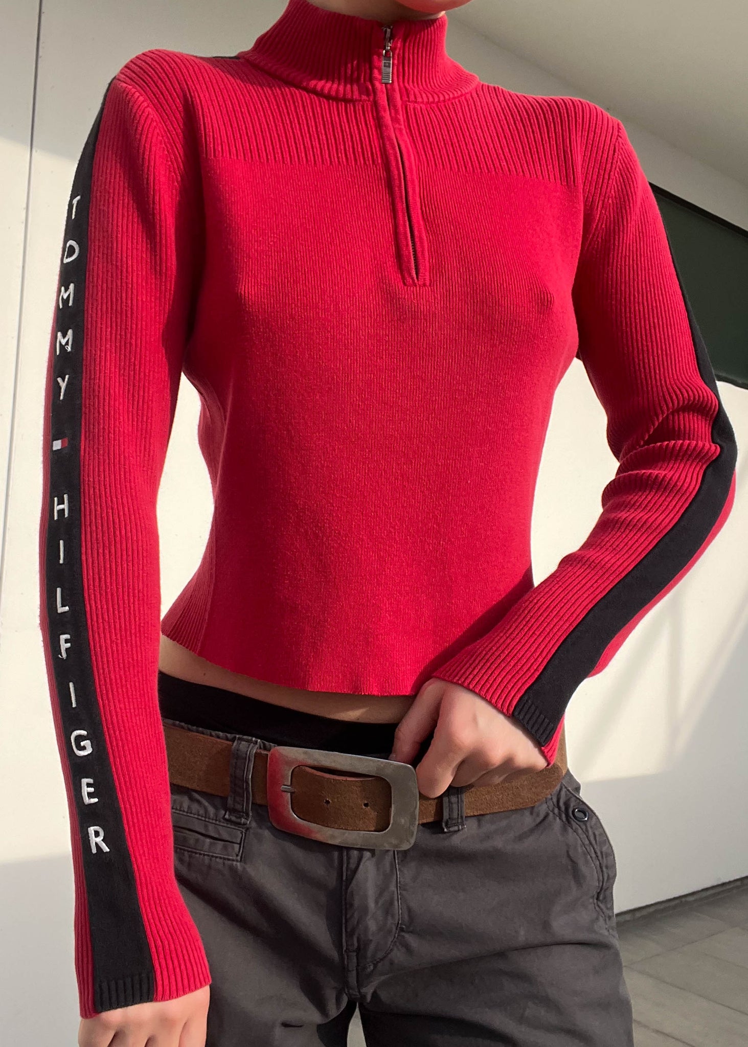 Tommy Racer 1/4 Zip Knit (S)