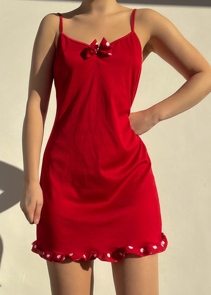 Minnie Y2k Red Slip (S)