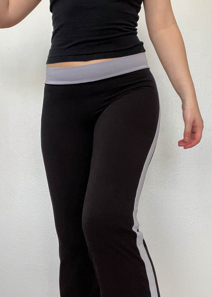 Black & Lavender Athletic Pants (S)