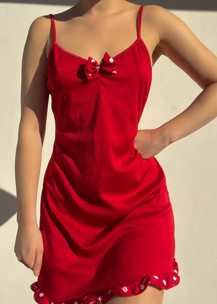 Minnie Y2k Red Slip (S)