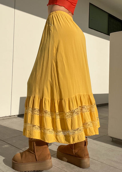 Sunny Hint of Lace Maxi (XS-S)