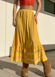 Sunny Hint of Lace Maxi (XS-S)