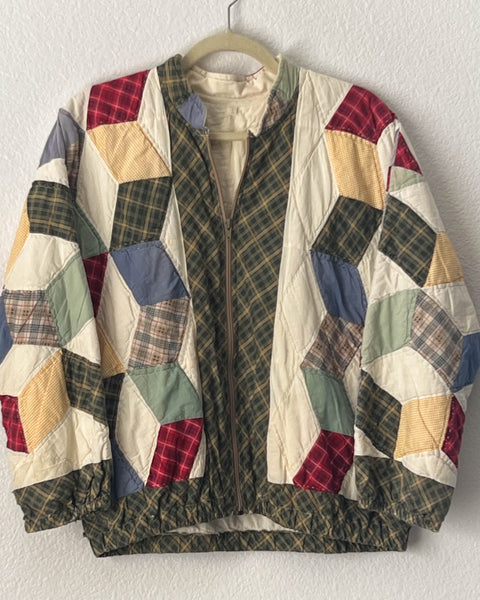80's Quilted Bomber (S)