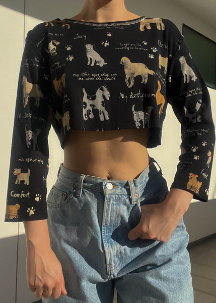 90's Puppy Love Graphic Top (S)