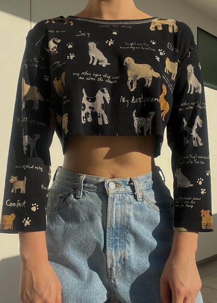 90's Puppy Love Graphic Top (S)