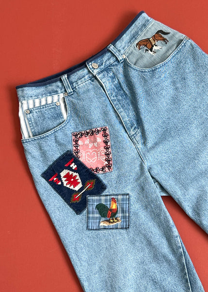 90's Farm Patch Jeans (30”)