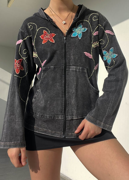 Amelia Y2k Flower Jacket (S)