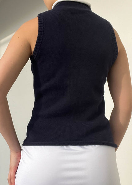 Y2k Tommy Flag Sleeveless Knit (S)