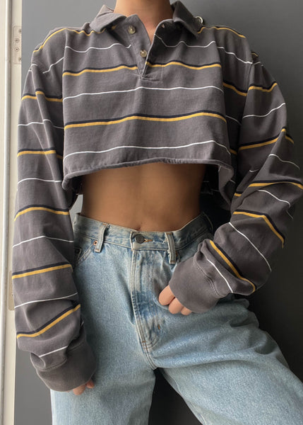 Jarrett Y2k Striped Polo (S)