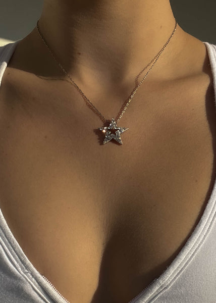 Y2k Star Necklace