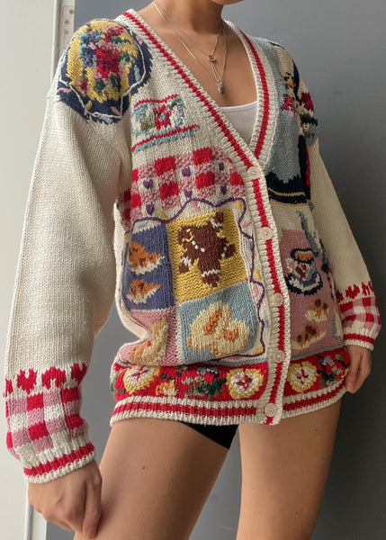 80's Tea Party Cardigan (M)