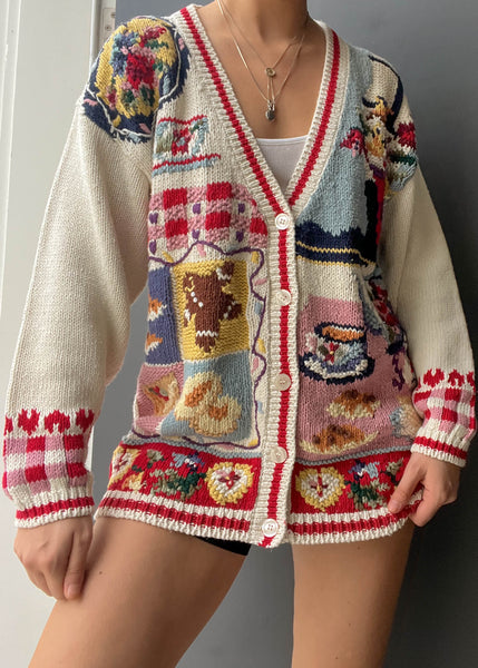 80's Tea Party Cardigan (M)