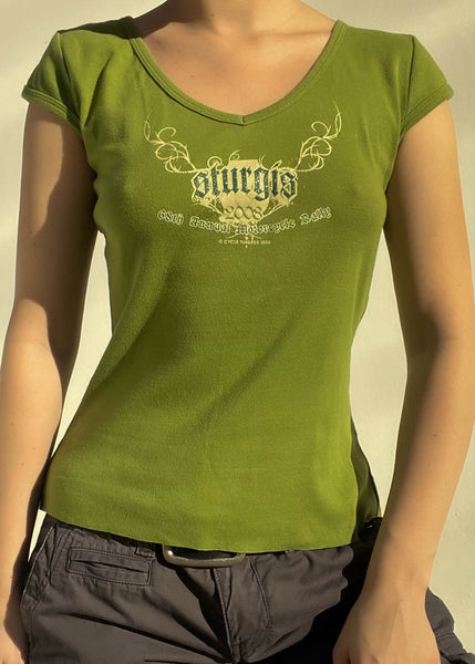 Green Sturgis Tee (S)