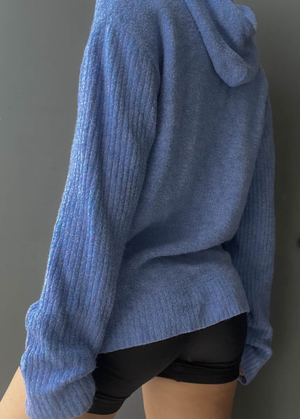 Periwinkle Double Zip Knit (M-XL)