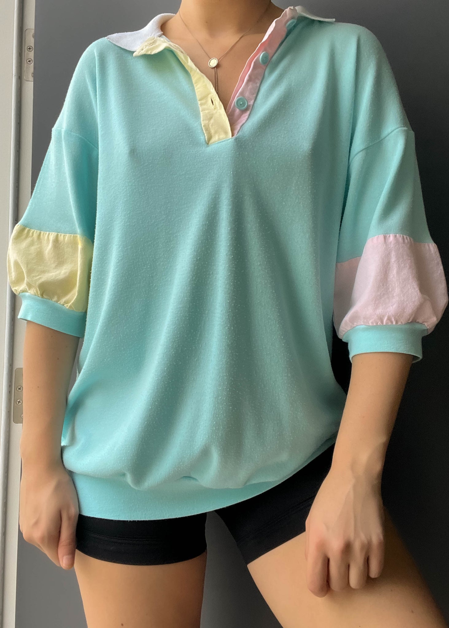 80's Pastel Polo (L)