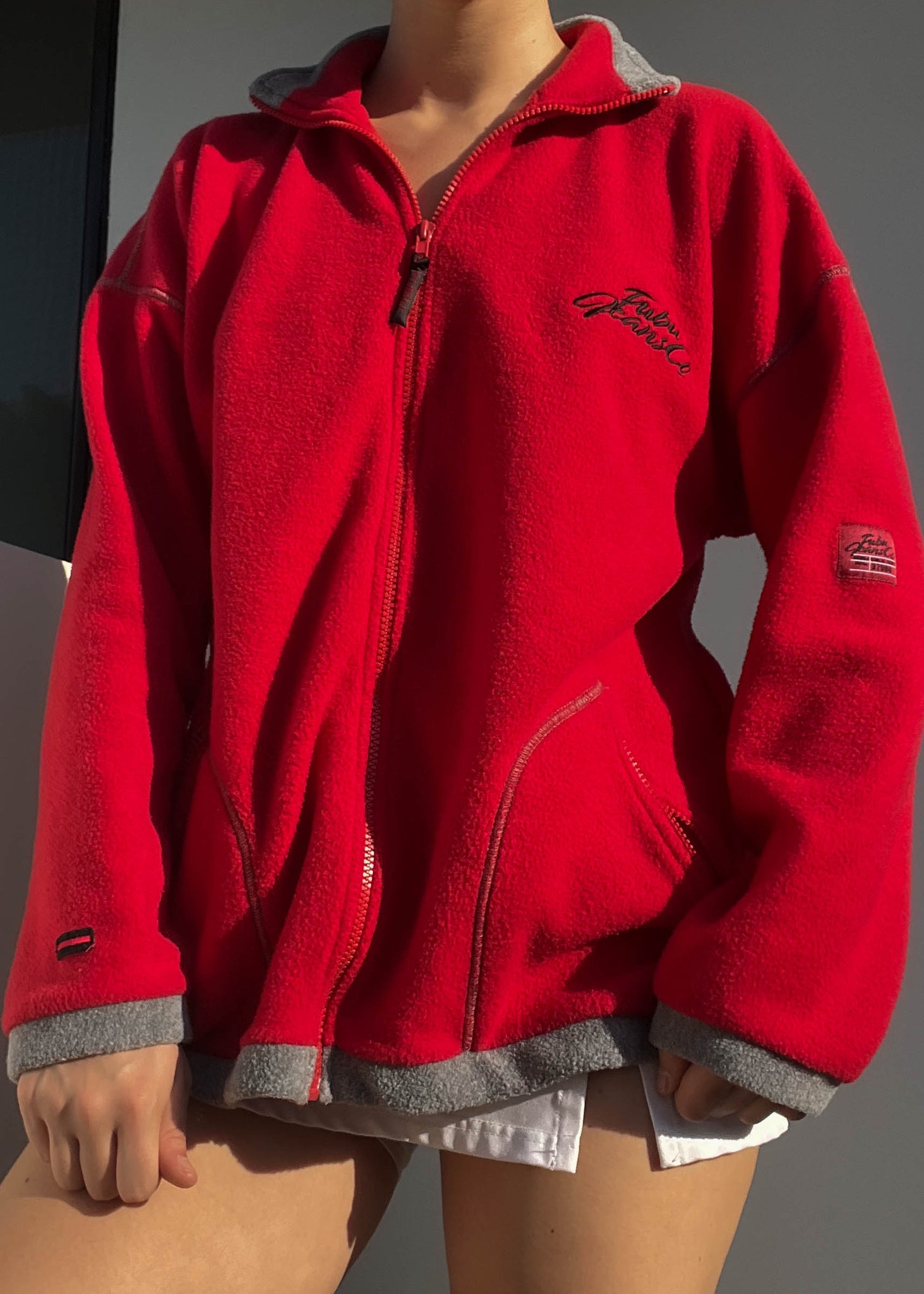 90's Red Fubu Fleece (L)